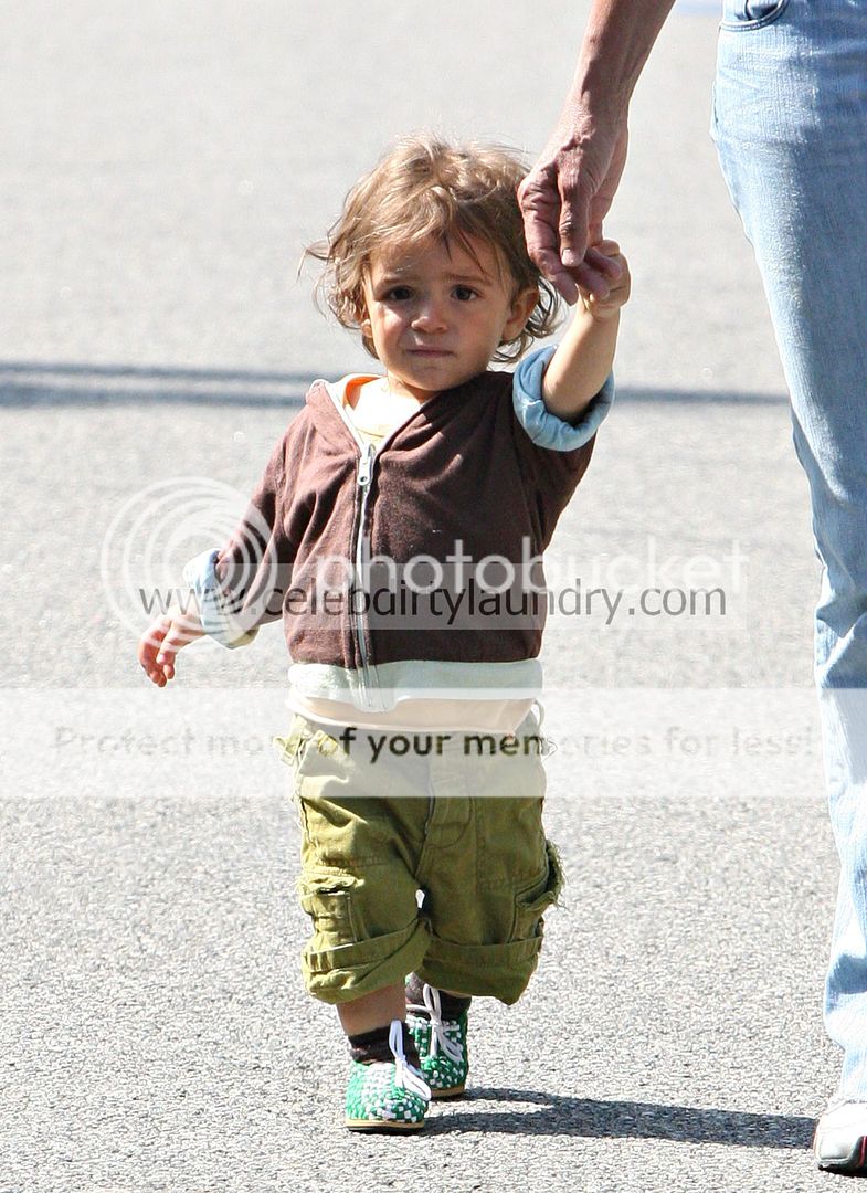 Levi McConaughey Goes For A Walk With His Grandma In Malibu | Celeb